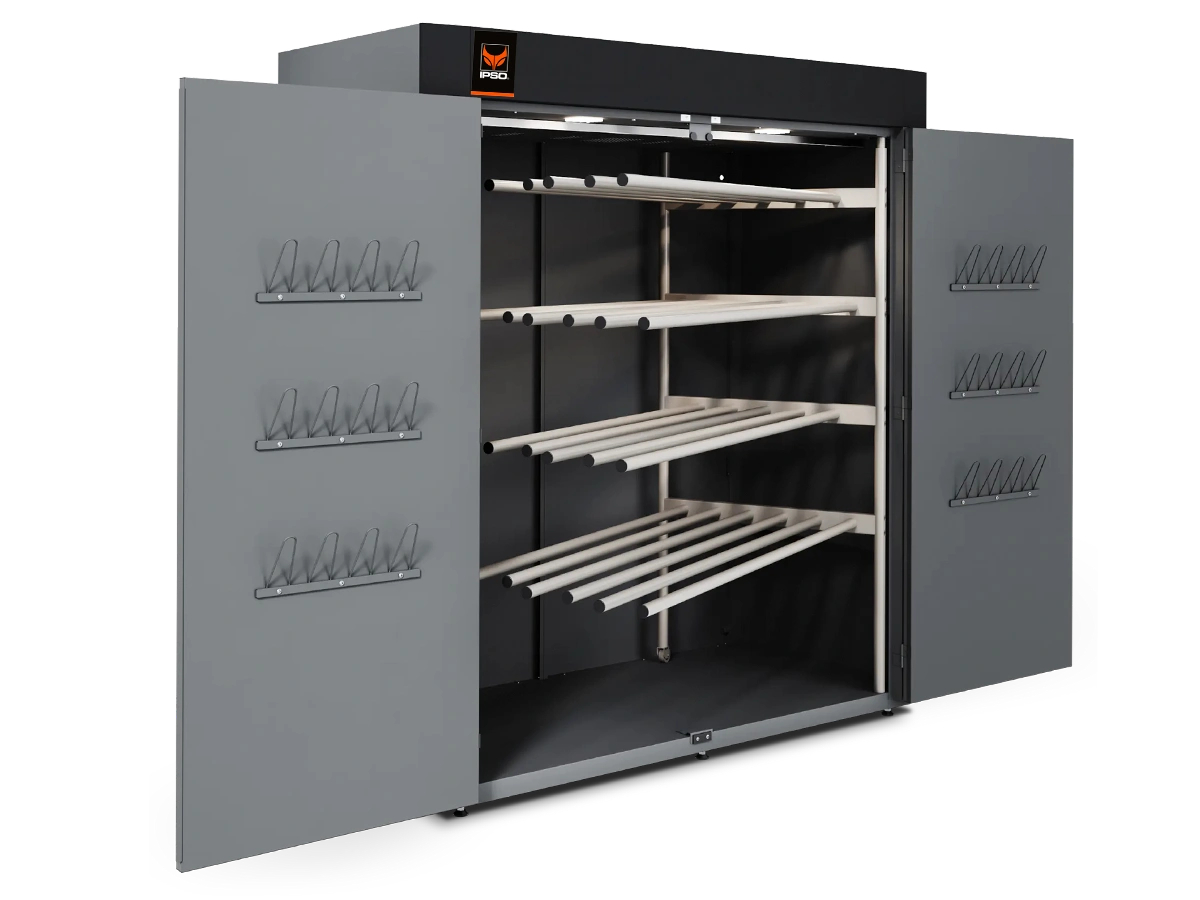 Промислова сушильна шафа для одягу, уніформи та взуття