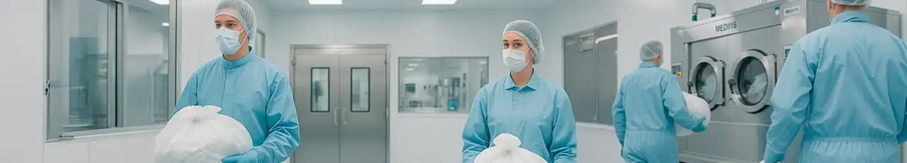 Обладнання пральні для фармацевтичного заводу
